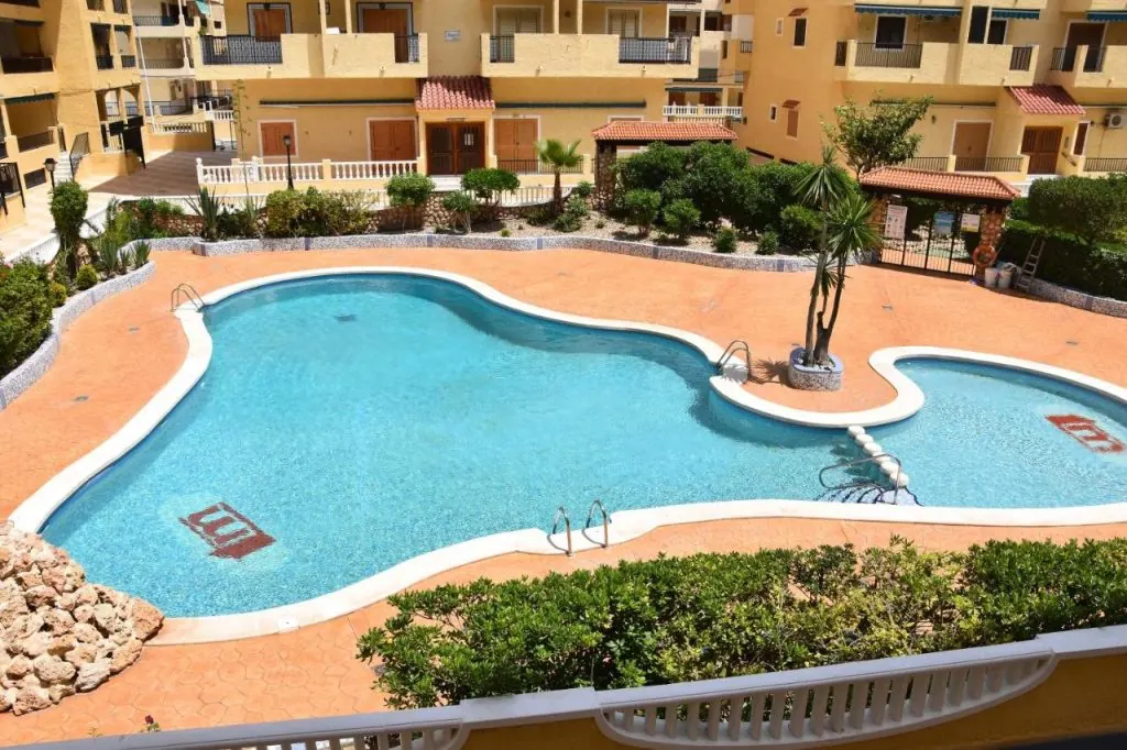 Pool from balcony